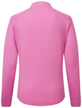 FootJoy Embossed Full-Zip Midlayer sudadera de mujer, berry