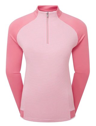 FootJoy 1/4-Zip Midlayer sudadera de mujer, pink lemonade
