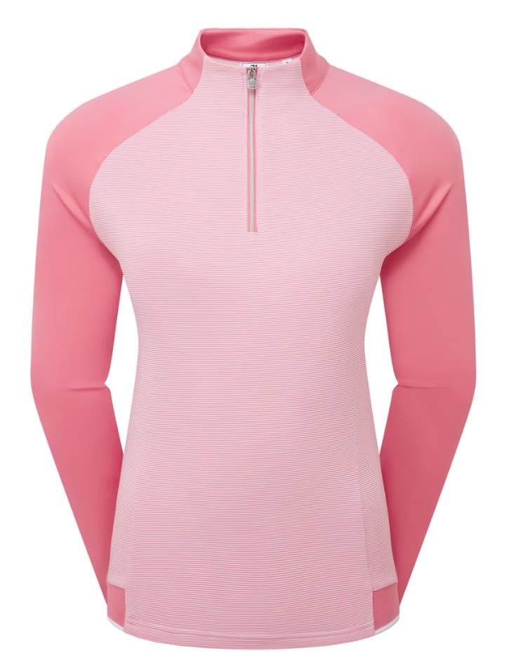 FootJoy 1/4-Zip Midlayer sudadera de mujer, pink lemonade