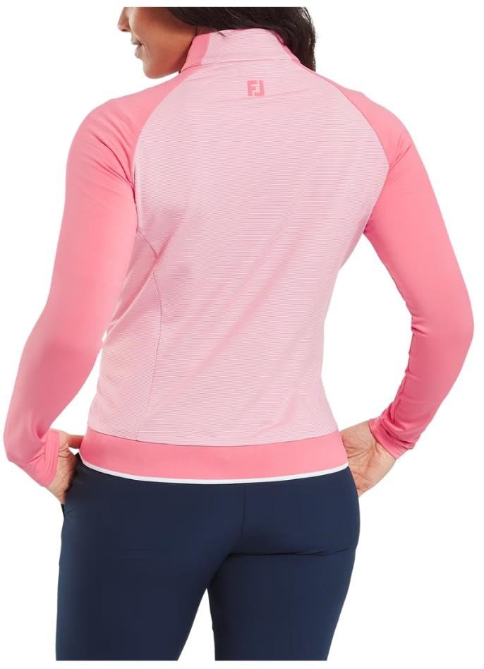 FootJoy 1/4-Zip Midlayer sudadera de mujer, pink lemonade