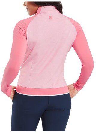 FootJoy 1/4-Zip Midlayer sudadera de mujer, pink lemonade