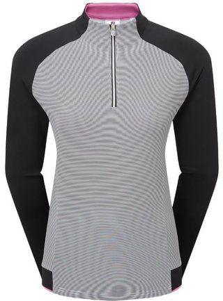 FootJoy 1/4-Zip Midlayer sudadera de mujer, negra
