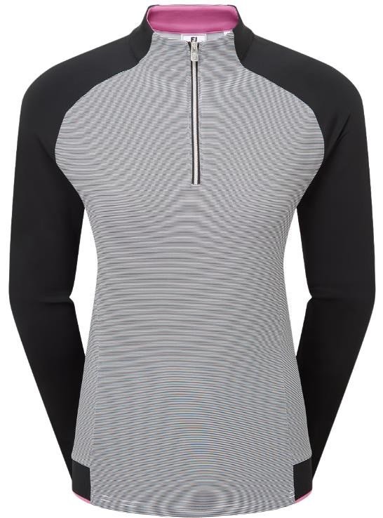 FootJoy 1/4-Zip Midlayer sudadera de mujer, negra