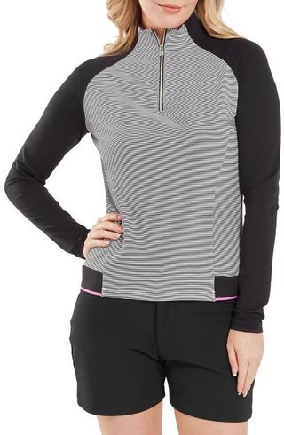 FootJoy 1/4-Zip Midlayer sudadera de mujer, negra