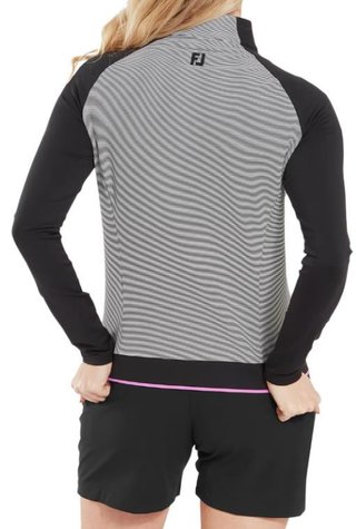 FootJoy 1/4-Zip Midlayer sudadera de mujer, negra