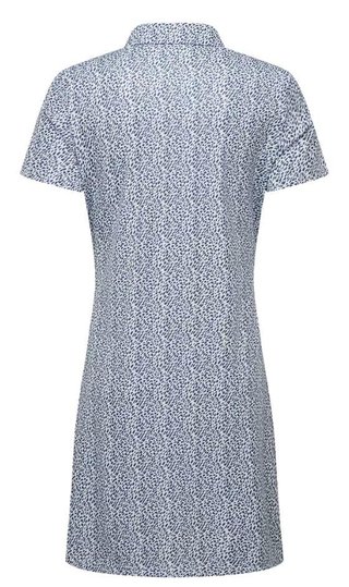 FootJoy Animal Print vestido de mujer, blanco/skyway/navy