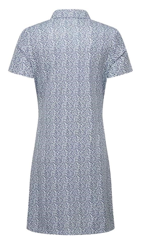 FootJoy Animal Print vestido de mujer, blanco/skyway/navy