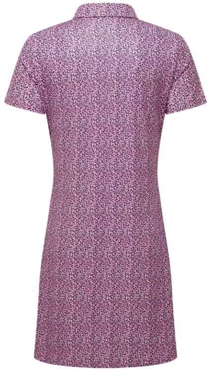 FootJoy Animal Print vestido de golf para mujer, blanco/berry/negro