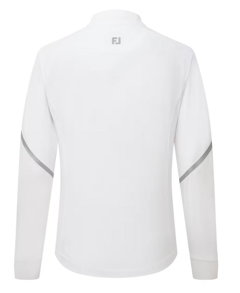 FootJoy TempoSeries Full-Zip chaqueta de mujer, blanco/plata