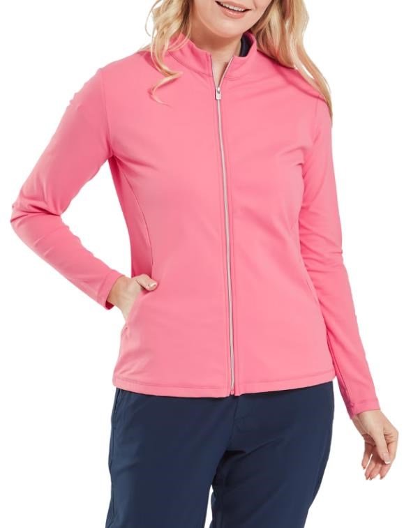 FootJoy Full-Zip Midlayer sudadera de mujer, pink lemonade