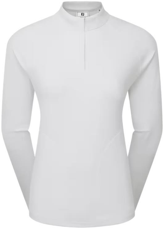 FootJoy Half-Zip Midlayer sudadera de mujer, blanca