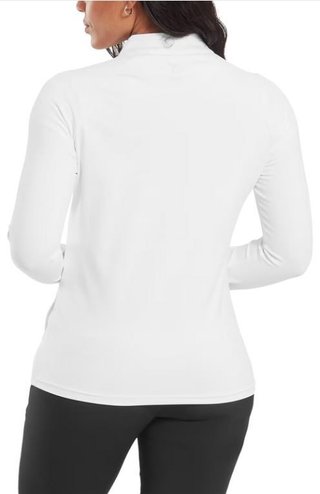FootJoy Half-Zip Midlayer sudadera de mujer, blanca