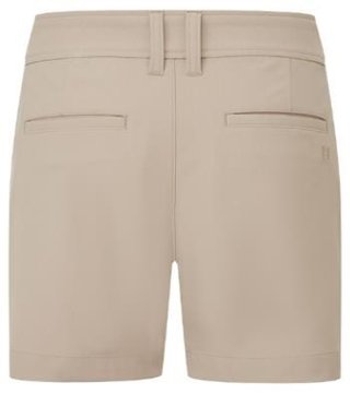 FootJoy ladies shorts, beige → category is "Kraťasy" (shorts/apparel), gender is women's (ladies), color is beige.