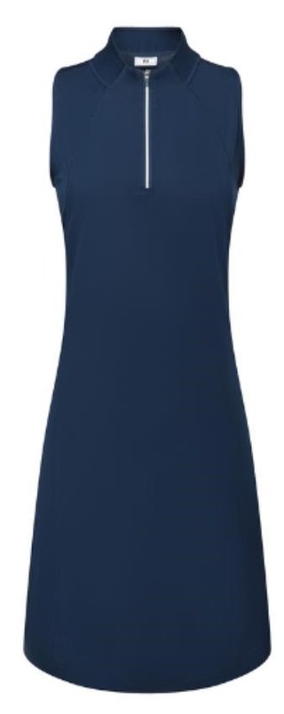 FootJoy 1/4-Zip Sleeveless vestido de mujer sin mangas, azul marino