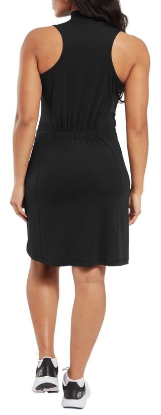 FootJoy 1/4-Zip Sleeveless vestido de mujer sin mangas, negro