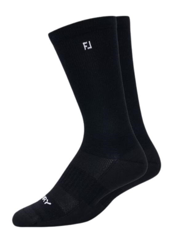 FootJoy ProDry Lightweight Crew calcetines de hombre, negros, EU 39-46