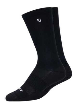 FootJoy ProDry Lightweight Crew calcetines de hombre, negros, EU 39-46