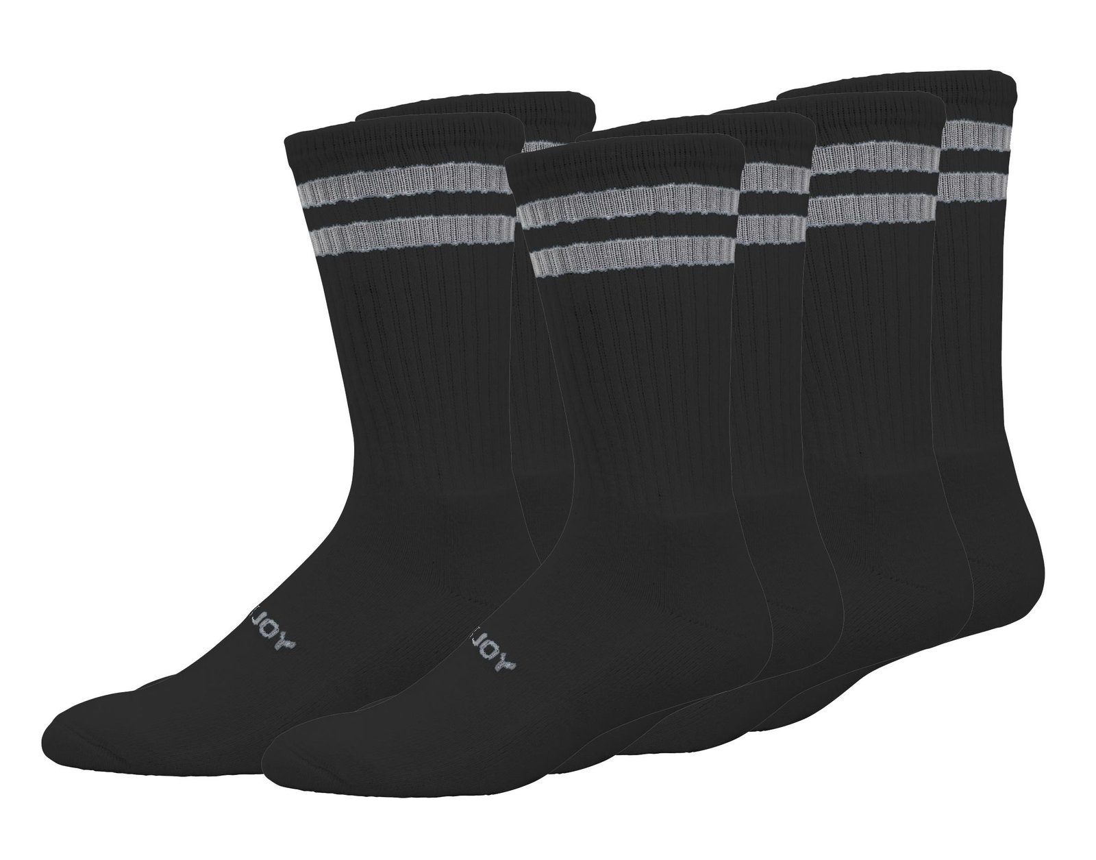 FootJoy Comfortsof Crew calcetines de hombre, negros, EUR 39-46 (3pairs)