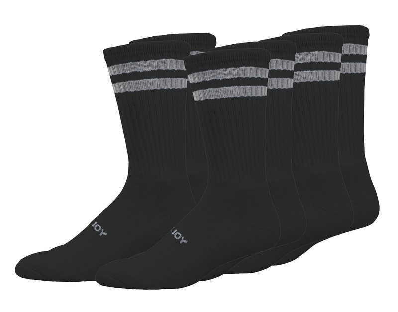 FootJoy Comfortsof Crew calcetines de hombre, negros, EUR 39-46 (3pairs)