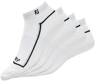 FootJoy ProDry Sportlet calcetines de mujer, blanco (2 pares)