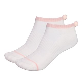 FootJoy ProDry Pom-Pom calcetines de mujer, blanco/rosa, UK 6-9 (par)