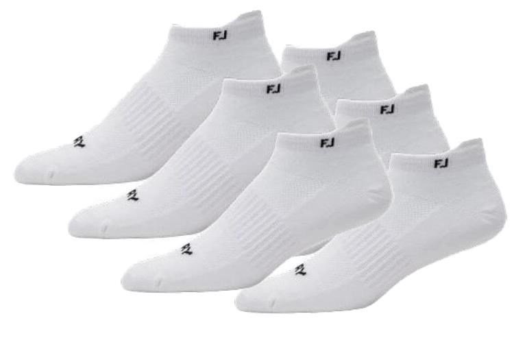 FootJoy ProDry Lightweight Roll Tab calcetines de mujer, blanco, UK 6-9 (3 pares)