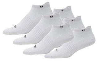 FootJoy ProDry Lightweight Roll Tab calcetines de mujer, blanco, UK 6-9 (3 pares)