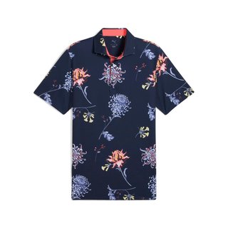 Puma Mattr Dahlia polo de hombre, deep navy/blue horizon