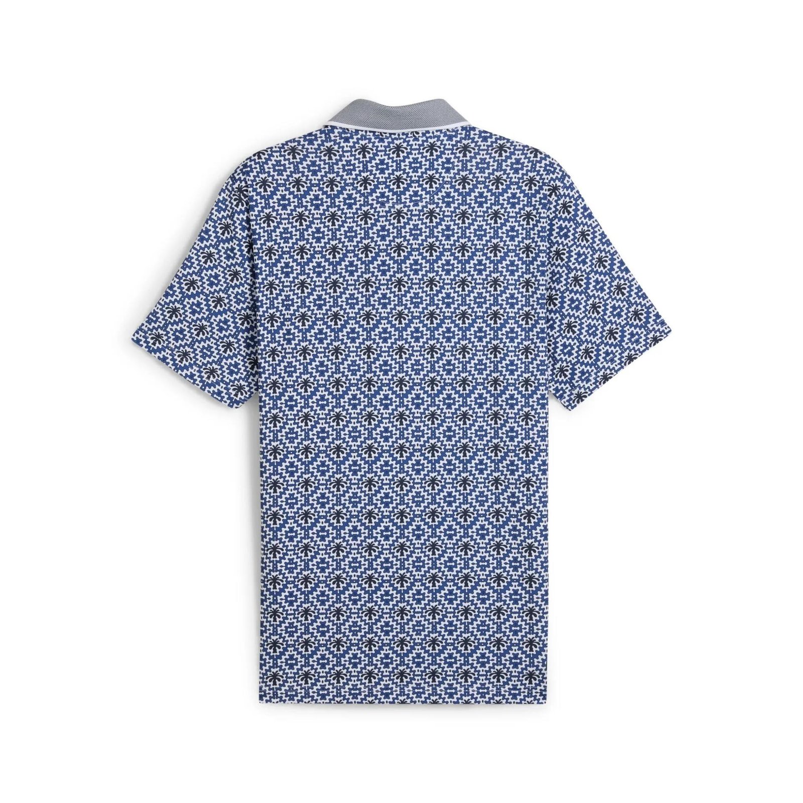 Puma X PTC Tile polo de hombre, white glow/deep navy