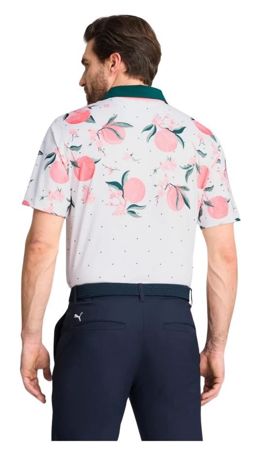 Puma MATTR Freshly Picked polo de hombre, glow/pink fruit