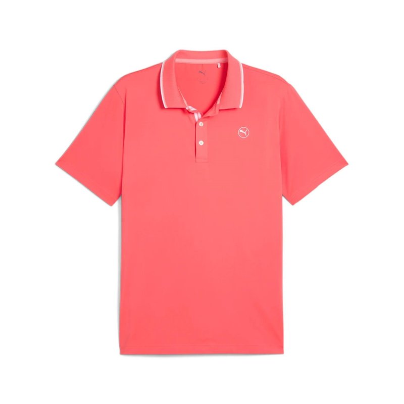 Puma Mattr Elevated Solid polo de hombre, peach frost