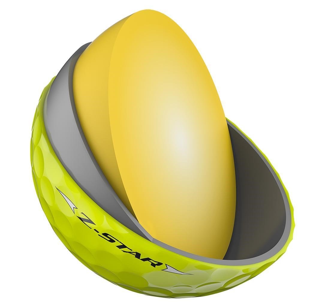 Srixon Z-STAR pelotas de golf, amarillas