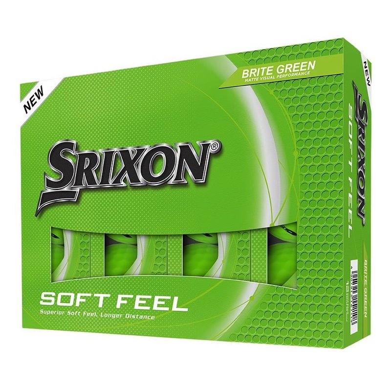 Srixon Soft Feel Brite pelotas de golf, verdes