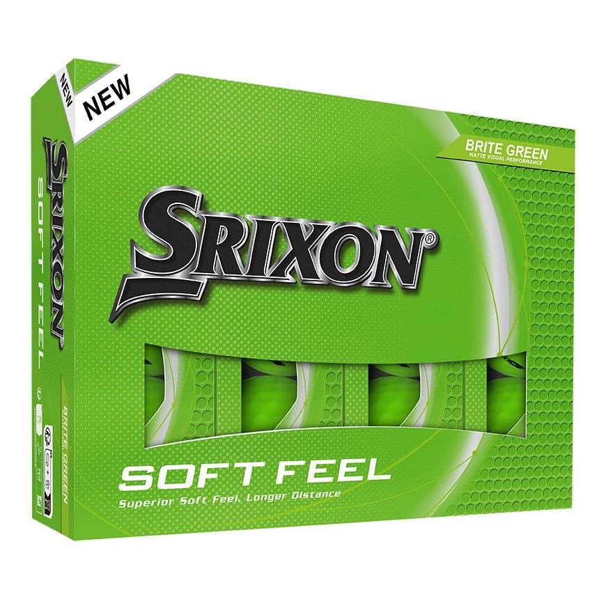 Srixon Soft Feel Brite pelotas de golf, verdes