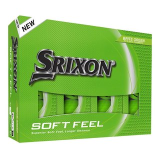 Srixon Soft Feel Brite pelotas de golf, verdes