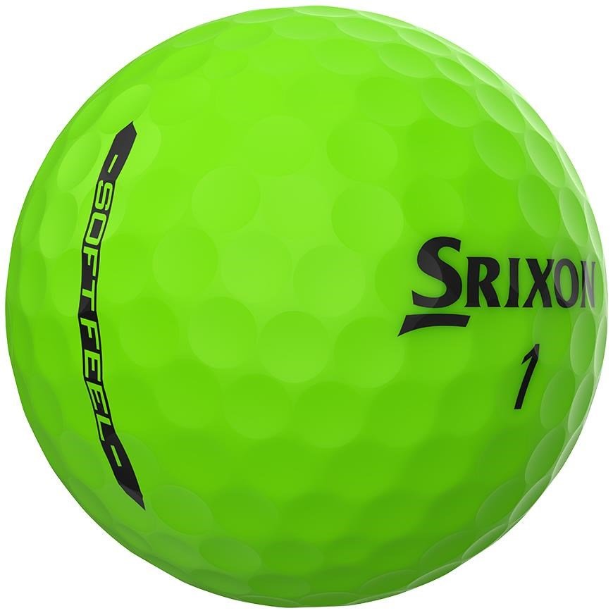 Srixon Soft Feel Brite pelotas de golf, verdes