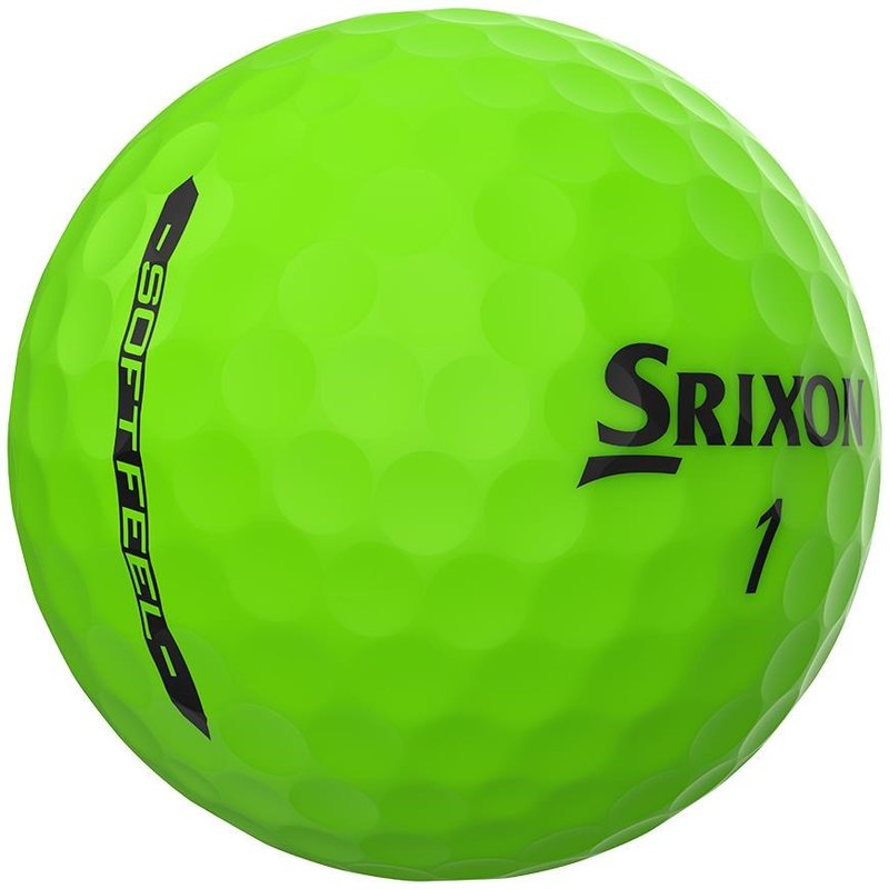 Srixon Soft Feel Brite pelotas de golf, verdes