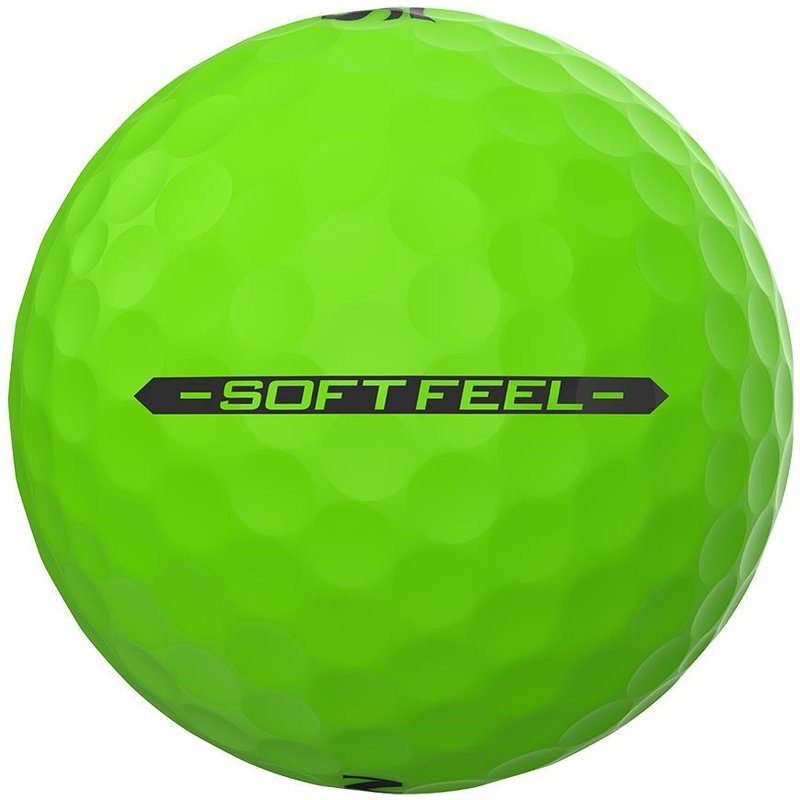 Srixon Soft Feel Brite pelotas de golf, verdes