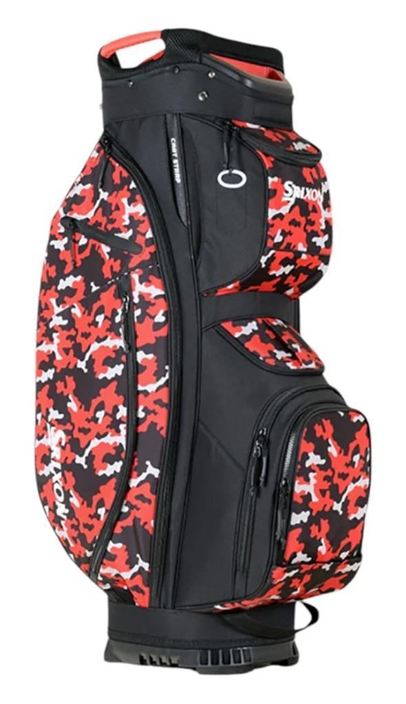 Srixon Premium cart bag, negro/rojo camo