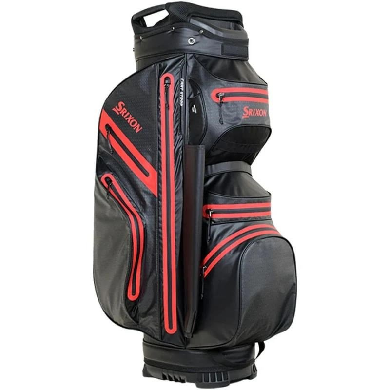 Srixon Waterproof cart bag, negro/rojo