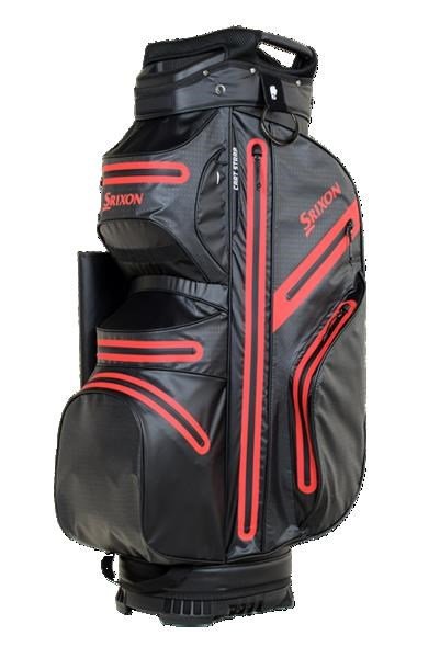 Srixon Waterproof cart bag, negro/rojo