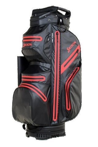 Srixon Waterproof cart bag, negro/rojo