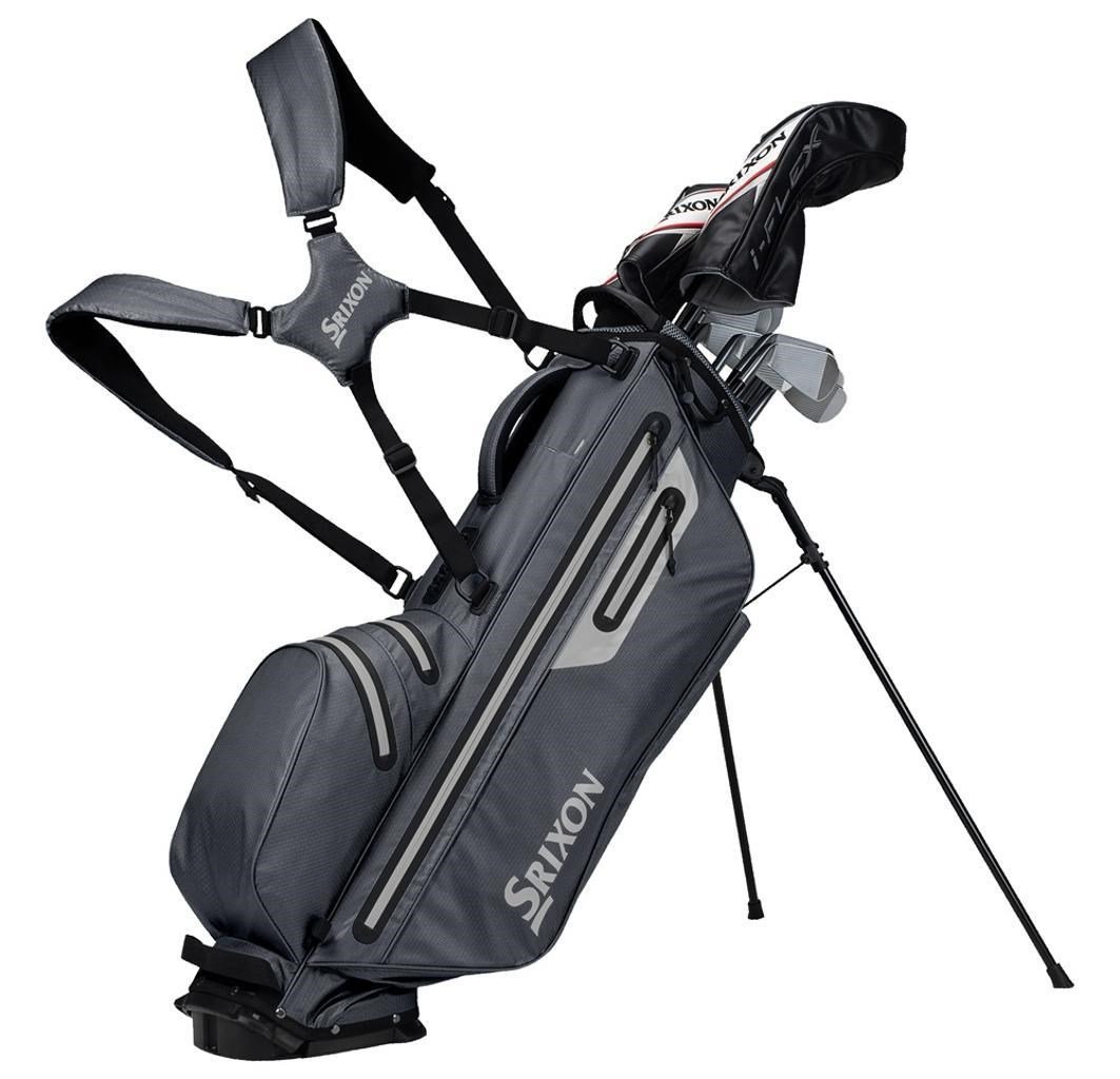 Srixon Waterproof stand bag, carbón/plata