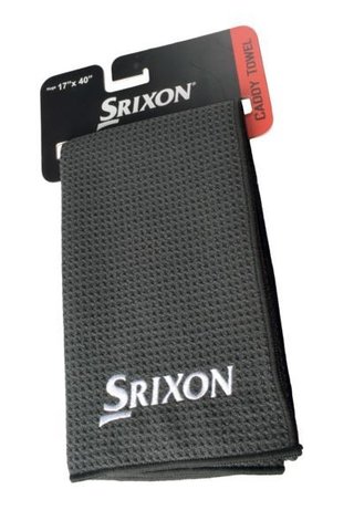 Srixon Tour toalla de golf negra