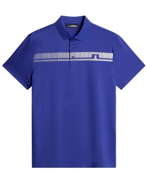 J.Lindeberg Klas polo de hombre, clematis blue