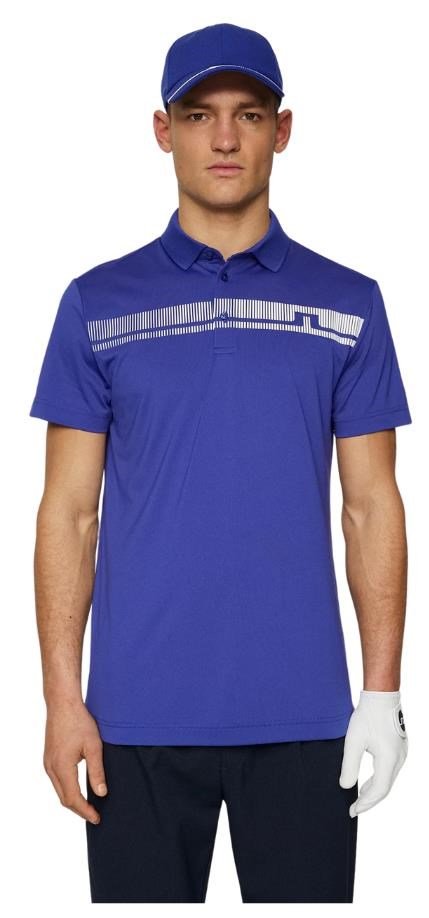 J.Lindeberg Klas polo de hombre, clematis blue