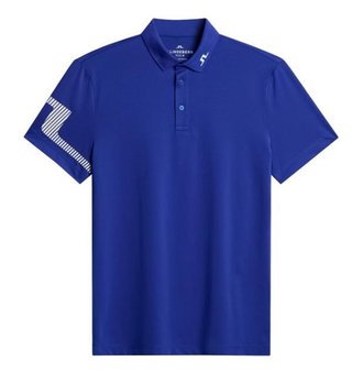 J.Lindeberg Heath Strike polo de hombre, clematis blue