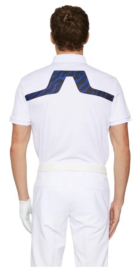 J.Lindeberg KV Print polo de hombre, tour tiger clematis