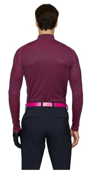 J.Lindeberg Ello Compression Print top de hombre, tour geo navy