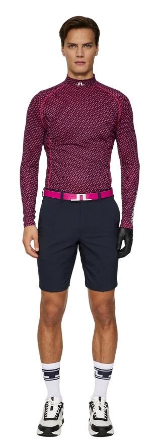 J.Lindeberg Ello Compression Print top de hombre, tour geo navy